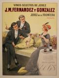  Affiche Ancienne Originale Jerez Fernandez y Gonzalez - 1193151692467.jpg