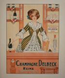  Affiche Ancienne Originale Champagne Delbeck, Reims - 1193151733464.jpg