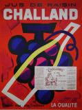  Affiche Ancienne Originale Jus de raisin Challand - 11932287451822.jpg