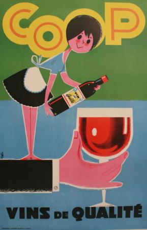  Affiche Ancienne Originale Coop, vins de qualité Par Bdfa - 11931533791178.jpg