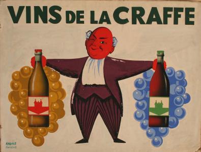  Affiche Ancienne Originale Vins de la Craffe Par André Roland - 11931534101276.jpg