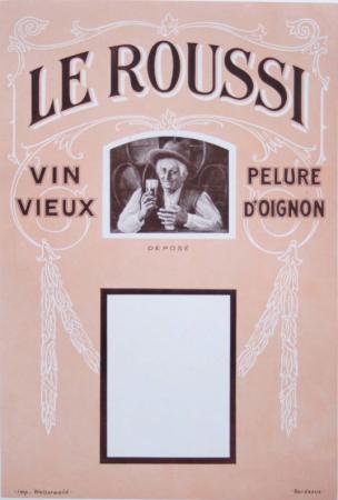  Affiche Ancienne Originale Le roussi, vin vieux Par Anonyme - 1193155773967.jpg