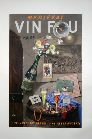  Affiche Ancienne Originale Medieval Vin fou Par Paul Grimault - 1193224437587.jpg
