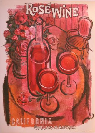  Affiche Ancienne Originale Rosé wine Par Amado Gonzalez - 11932248651946.jpg