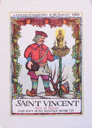  Affiche Ancienne Originale Saint Vincent Gevrey Par Anonyme - 1193225164972.jpg