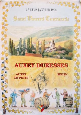  Affiche Ancienne Originale Saint Vincent Auxey-Duresses Par Denis Briotet - 11932253451191.jpg