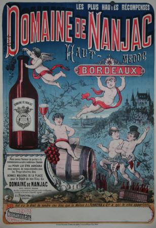  Affiche Ancienne Originale Domaine de Nanjac Par Charles Levy - 122935992968.jpg