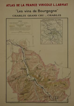  Affiche Ancienne Originale les vins de Bourgogne Chablis Par Anonyme - 1243948895685.jpg