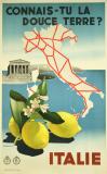 Affiche Ancienne Originale N°151 - Italie Douce Terre - 1401206722691.jpg