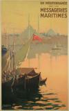 Affiche Ancienne Originale En Méditerranée par les Messageries Maritimes - 14344734841068.jpg