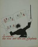 Affiche Ancienne Originale 13. Le service des vins doit être une Symphonie - 1289826148423.jpg