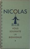 Affiche Ancienne Originale Nicolas vous souhaite la bienvenue - 12901638661771.jpg