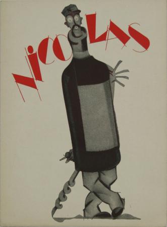  Affiche Ancienne Originale 15. Nicolas Rouge et Blanc Par D'après Loupot - 12898262081663.jpg