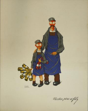  Affiche Ancienne Originale 27. Nectar Père & fils Par D'après Dransy - 1289826624419.jpg