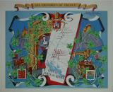 Affiche Ancienne Originale Vins des cotes du Rhône (vignobles de France) - 14335009631523.jpg
