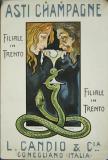  Affiche Ancienne Originale Asti Champagne L. Candio - 14335829001044.jpg