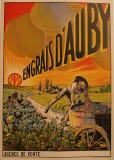 Affiche Ancienne Originale Engrais d'Auby - Scène de vendanges - 1433595072898.jpg