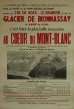  Affiche Ancienne Originale Au coeur du Mont-Blanc, Glacier de Bionnassay - 135368806963.jpg