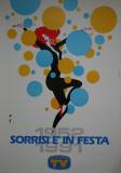 Affiche Ancienne Originale Sorrisi è in festa - 12574371251573.jpg