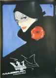 Affiche Ancienne Originale Maserati - Bleue - 1257437539187.jpg