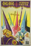  Affiche Ancienne Originale Malaga, semana Santa 1956 - 14485551071725.jpg