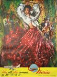 Affiche Ancienne Originale Iberia, plus vite, plus commode en jet DC-8 - 1448556860370.jpg