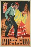 Affiche Ancienne Originale Jaen, feria de San Lucas 1955 - 1448556892761.jpg