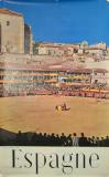 Affiche Ancienne Originale Espagne, Toros en chinchon, Madrid - 1448557328142.jpg