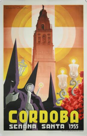  Affiche Ancienne Originale Cordoba, semana santa 1955 Par Anaya Ricardo - 14485553311837.jpg