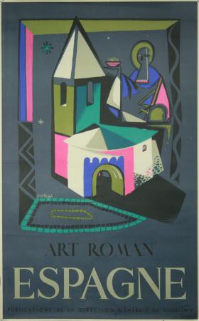  Affiche Ancienne Originale Art Roman, Espagne Par Artrys? - 14485556371854.jpg