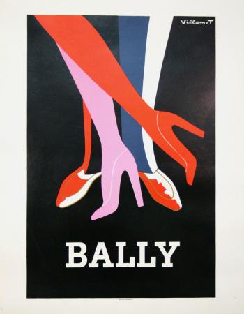  Affiche Ancienne Originale Bally jambes Par Bernard Villemot - 143376049425.jpg
