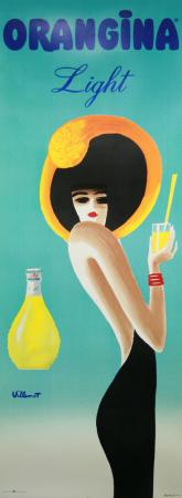  Affiche Ancienne Originale Orangina Light Par Bernard Villemot - 1433767015775.jpg