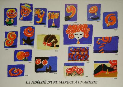  Affiche Ancienne Originale La fidélité d'une marque à un artiste Par D'après Villemot - 14337670311162.jpg