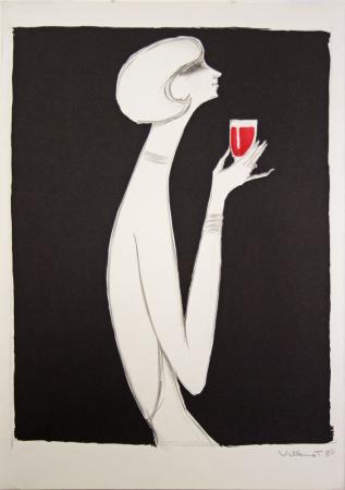  Affiche Ancienne Originale Estampe Campari, contrsignée Par Bernard Villemot - 14337719791577.jpg