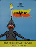  Affiche Ancienne Originale Savignac cour de Roncheville Honfleur - 12947568821947.jpg
