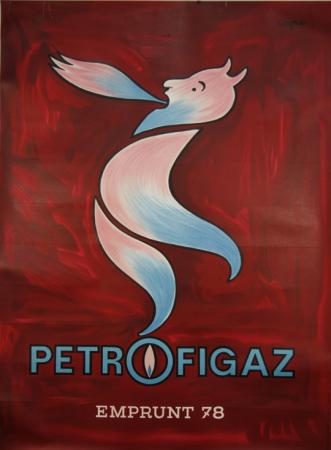  Affiche Ancienne Originale Pétrofigaz Emprunt 78 Par Savignac - 1294754606746.jpg