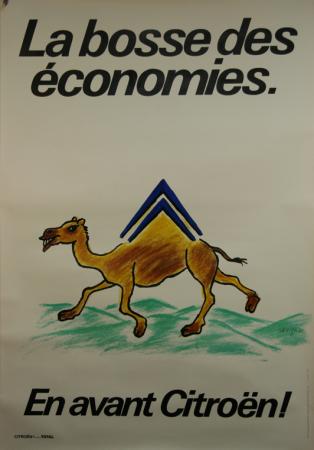  Affiche Ancienne Originale Citroen La bosse des économies Par Savignac - 12947551521867.jpg