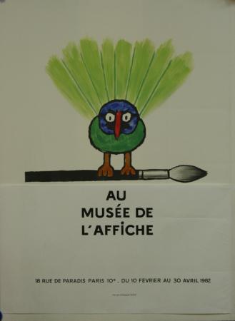  Affiche Ancienne Originale Au Musée de l'affiche Par Savignac, E.A. Signée - 12947565261732.jpg