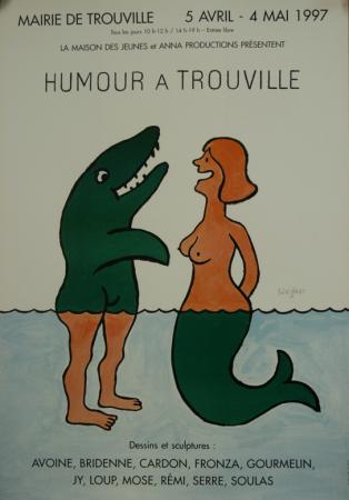  Affiche Ancienne Originale Humour à Trouville Par Savignac - 1294756791148.jpg
