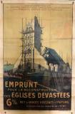 Affiche Ancienne Originale Emprunt pour la reconstruction des églises - 12925009931277.jpg