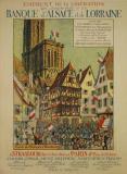 Affiche Ancienne Originale Entrée des Français à Strasbourg, Banque d'Alsa - 13496890141977.jpg
