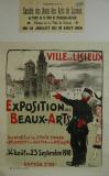 Affiche Ancienne Originale Ville de Lisieux, Exposition des Beaux-Arts - 1349689153229.jpg