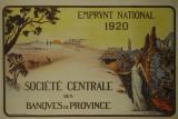 Affiche Ancienne Originale Emprunt National 1920, Sté Centrale des Banques d - 1349689432280.jpg