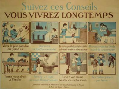  Affiche Ancienne Originale Suivez ces conseils, vous vivrez longtemps Par Anonyme - 12391233251626.jpg