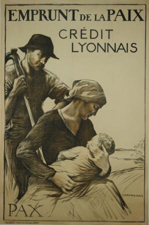  Affiche Ancienne Originale Emprunt de la Paix Crédit Lyonnais Par Chavannaz - 1239123441203.jpg
