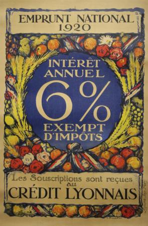  Affiche Ancienne Originale Emprunt National, Crédit Lyonnais Par C. Boignard - 123912423191.jpg