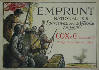  Affiche Ancienne Originale Emprunt National Cox & Cie Par Chavannaz - 1239124272829.jpg