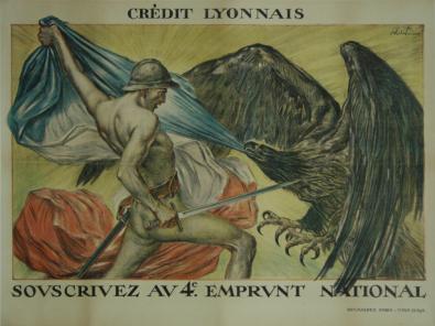  Affiche Ancienne Originale Crédit Lyonnais 4ème Emprunt Par Abel Faivre - 1239124402635.jpg