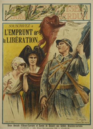  Affiche Ancienne Originale L'Aurore Emprunt de la libération Par Henri Royer - 1239124696832.jpg