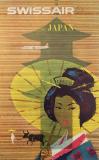 Affiche Ancienne Originale Swissair to Japan - 1434362206849.jpg